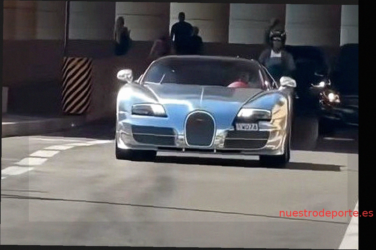 Fernando Alonso estrena un Bugatti Veyron cromado