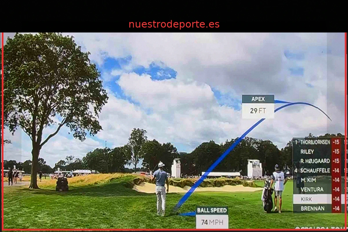 Ganador del Tour comete un 'shank'. Luego, un micrófono indiscreto y dos consultas sobre reglas