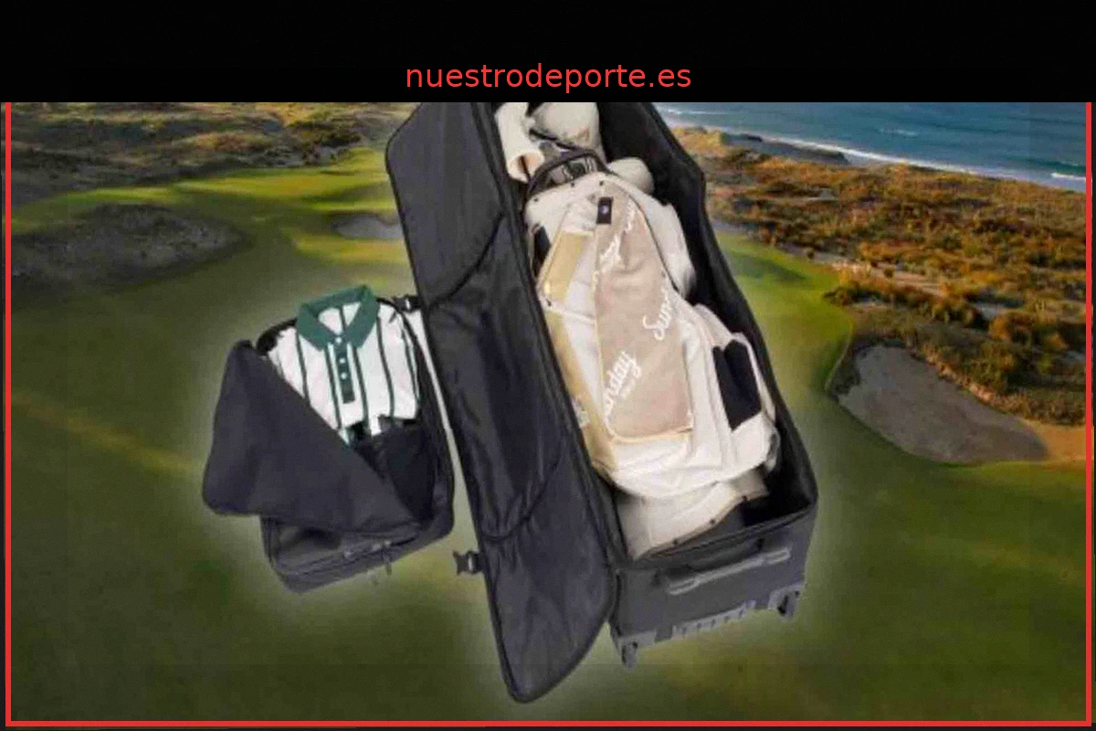 Bolsa de Golf de Viaje con Cubo de Empaque Desmontable: Una Revolución