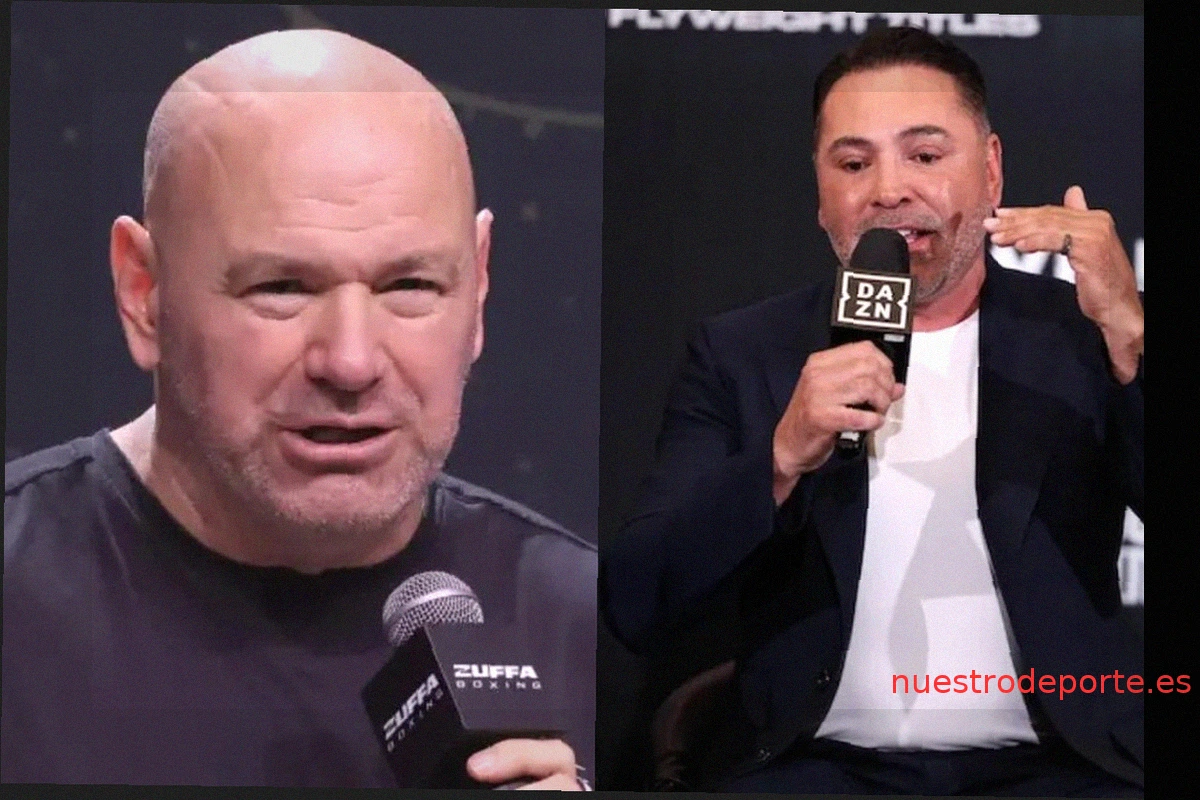 Dana White niega haber prohibido la asistencia de Oscar De La Hoya al combate Ryan Garcia vs. Conor Benn